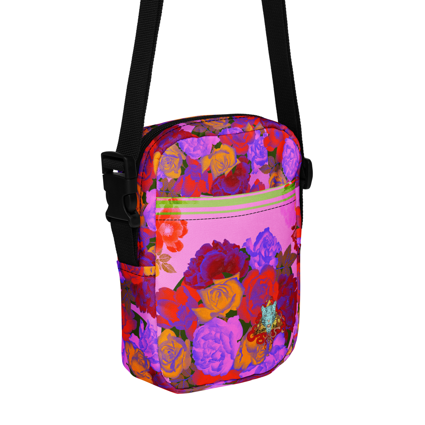 Floral Utility CrossBody Bag
