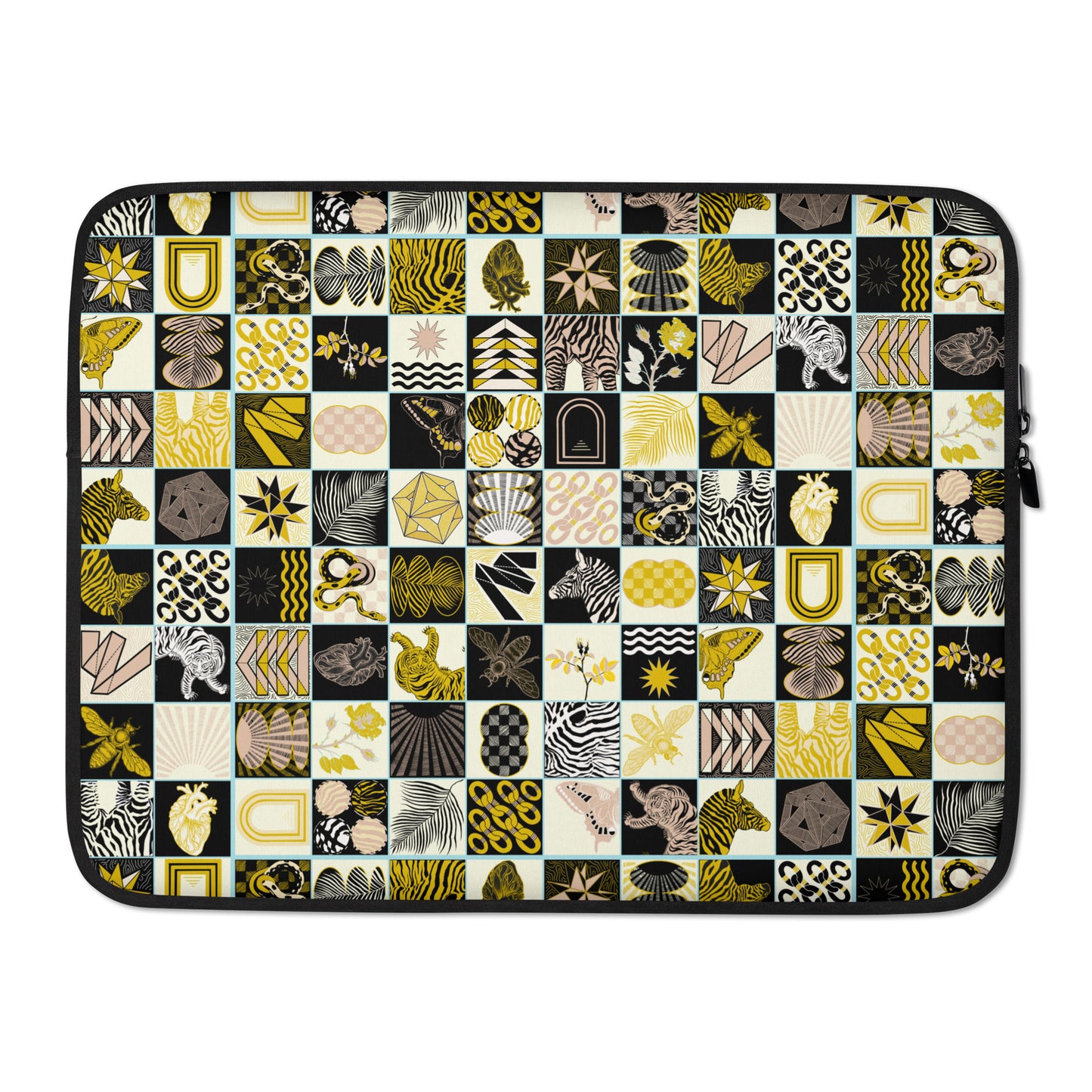 Chessboard Print Laptop Sleeve