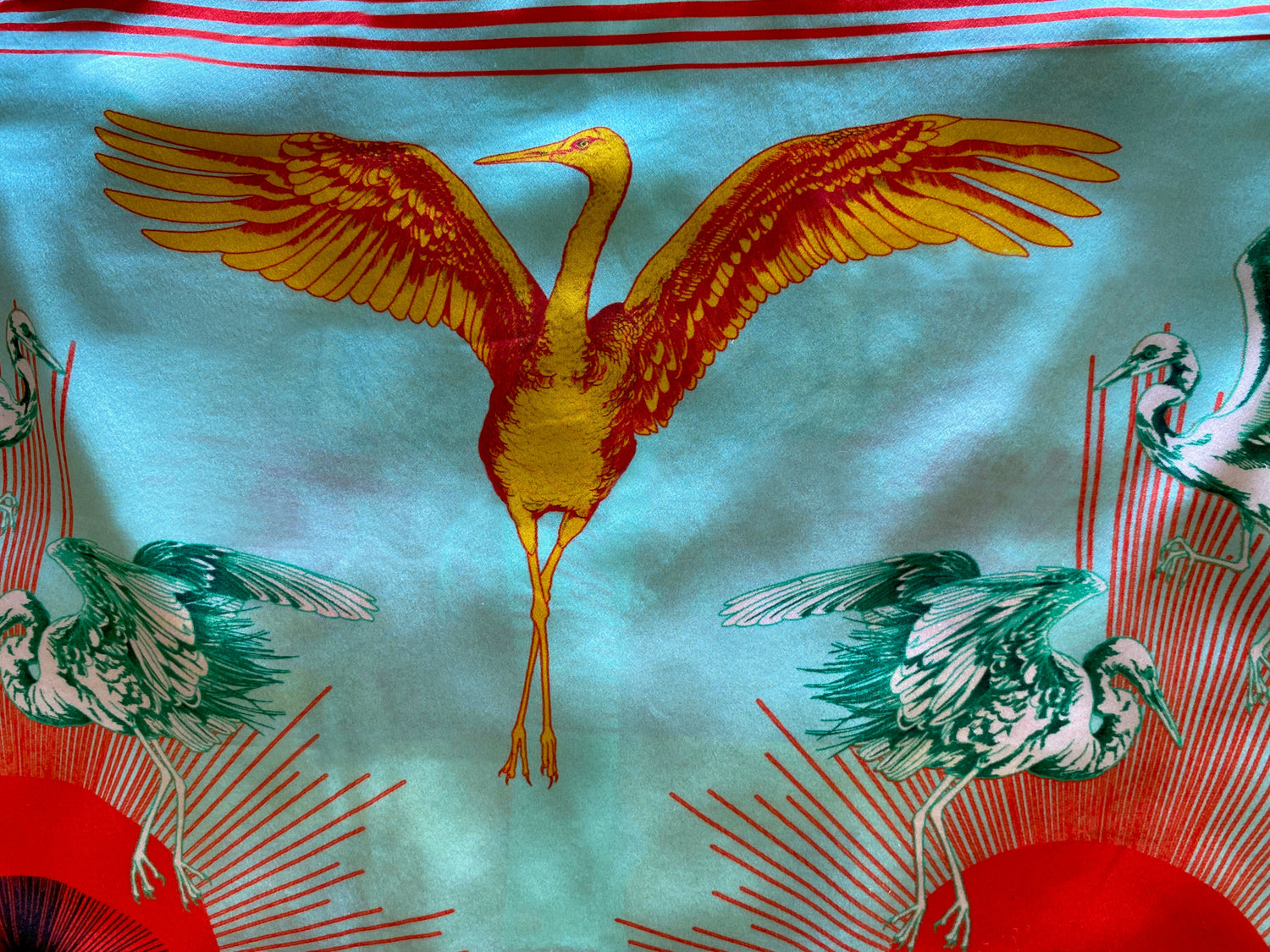 Crane Egret Sunburst Collection