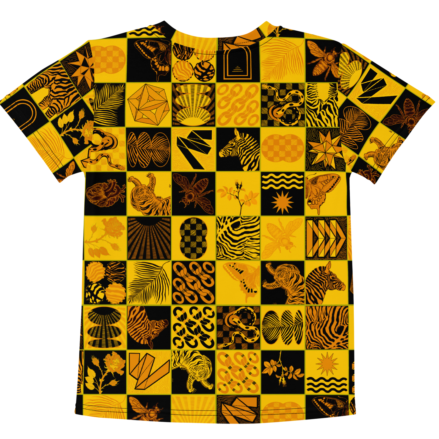 Chessboard Print Kids T-Shirt