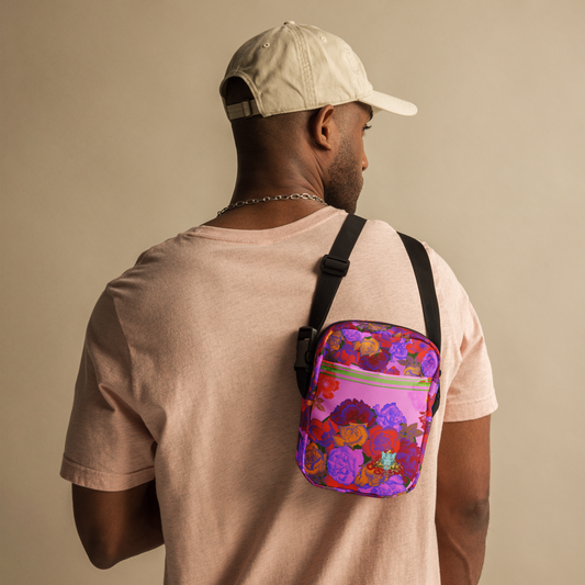 Floral Utility CrossBody Bag
