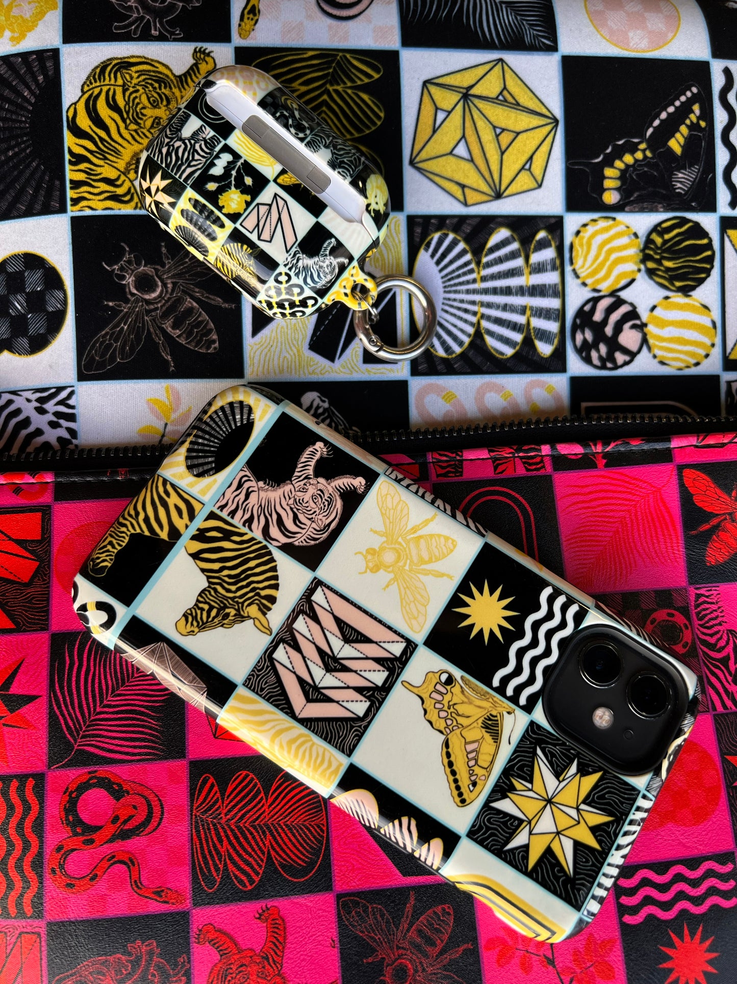 Chessboard Print iPhone Case