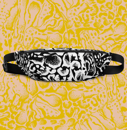 Clouded Leopard Print Fanny Pack