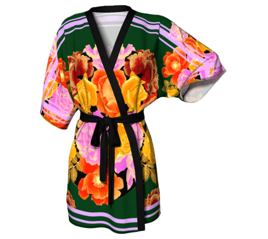Floral Silk Kimono