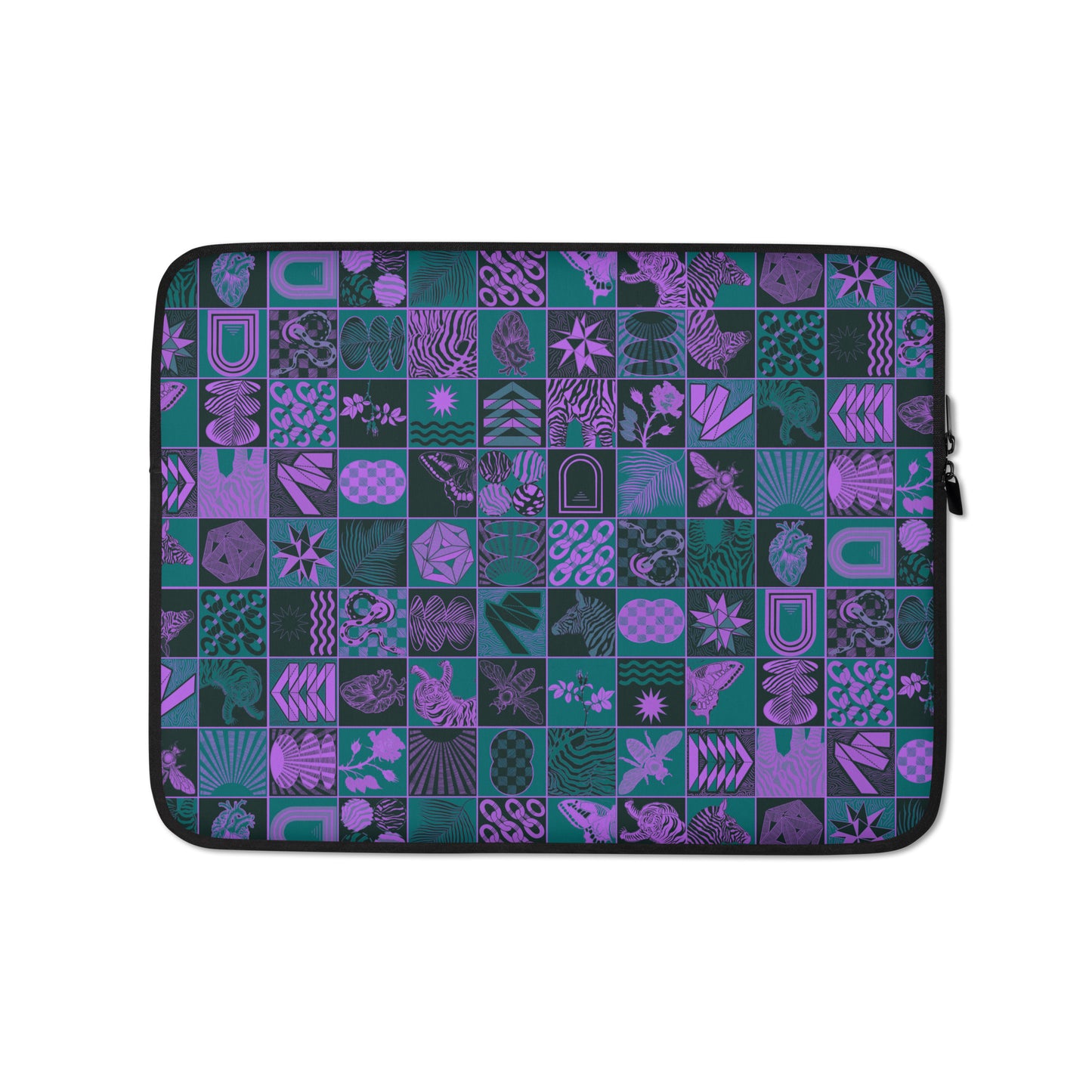 Chessboard Print Laptop Sleeve