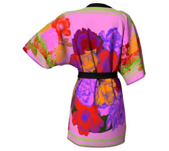Floral Silk Kimono
